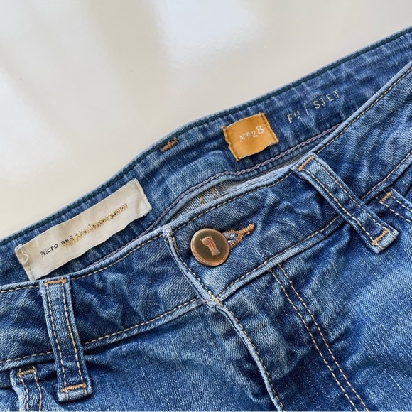 Anthropologie Pilcro and the Letterpress Stet Roll-Up Shorts Denim Shorts Sz 28 - Picture 4 of 10